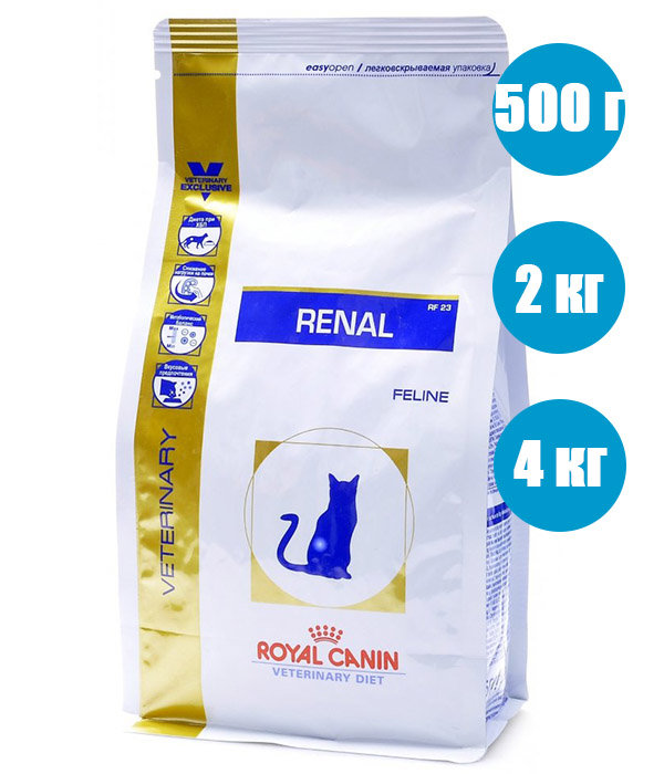 Royal Canin Renal Диета для кошек при хронической почечной недостаточности RF23