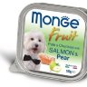 Monge Dog Fruit консервы для собак лосось с грушей 100г