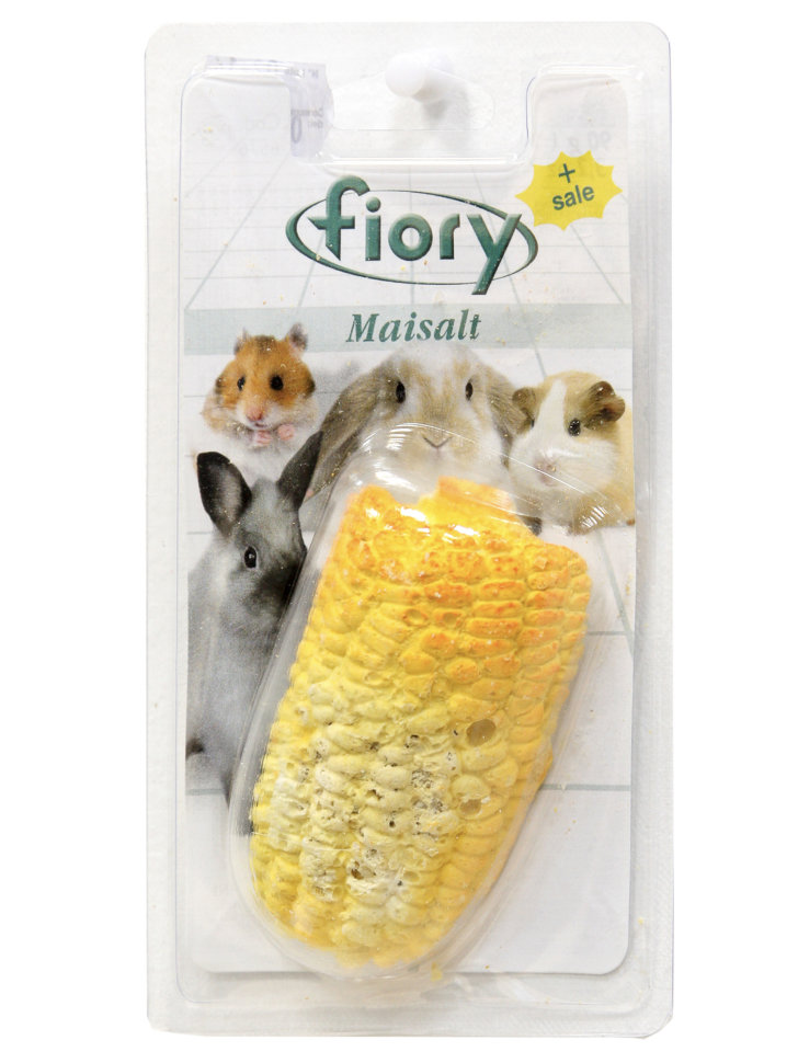 FIORY био-камень для грызунов Maisalt с солью в форме кукурузы 90 г