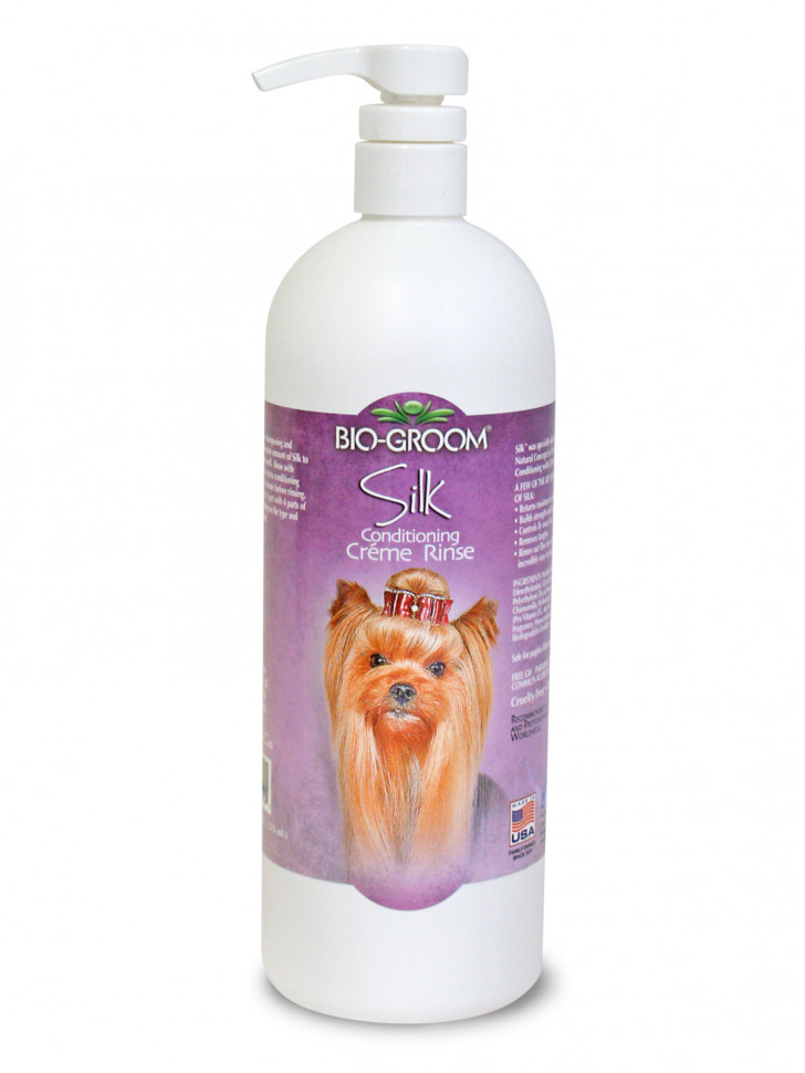 Bio-Groom Silk Condition кондиционер-ополаскиватель для блеска и гладкости шерсти 946 мл