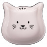 Миска Mr.Kranch керамическая для кошек Мордочка кошки 200 мл черная с белым