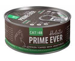 Prime Ever Цыпленок с овощами в желе влажный корм для кошек 80 гр
