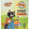 Мнямс пауч сочные кусочки для кошек с курицей «Фермерская ярмарка» линия Кот Федор 85 г