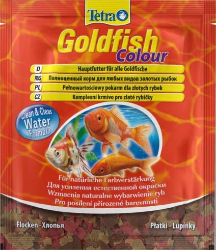 TetraGoldfish Colour корм в хлопьях для улучшения окраса золотых рыб