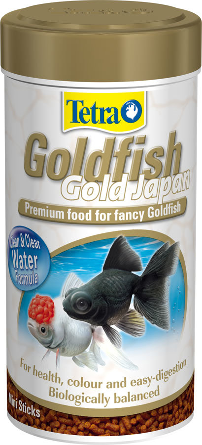 TetraGoldfish Gold Japan корм в шариках против перевертывания золотых рыб 250 мл