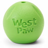 West Paw Zogoflex игрушка для собак мячик Rando 6 см салатовый