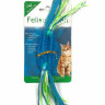 Feline Clean игрушка для кошек Dental Конфетка прорезыватель с лентами, резина