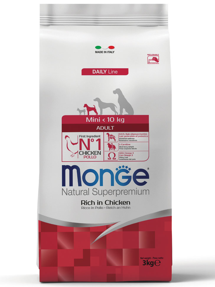 Monge Dog Mini  корм для взрослых собак мелких пород
