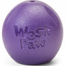 West Paw Zogoflex игрушка для собак мячик Rando 9 см фиолетовый