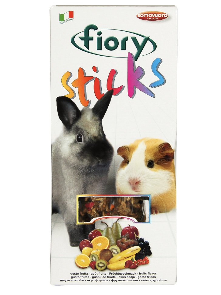 FIORY палочки для кроликов и морских свинок Sticks с фруктами 2х50 г