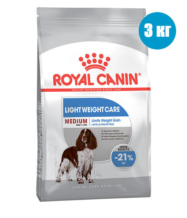 Royal Canin Medium Light Weight Care для собак, склонных к избыточному весу