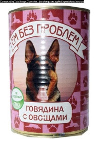 В ДОБРЫЙ ДОМ - Ем Без Проблем для собак Говядина с Овощами 410г 