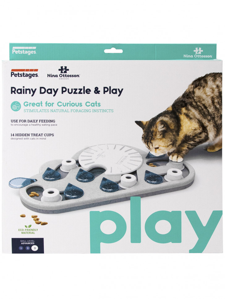 Nina Ottosson игра-головоломка для кошек "Капли дождя"