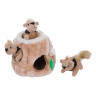 OutwardHound игрушка-головоломка для собак Hide-A-Squirrel (спрячь белку) малая 12 см