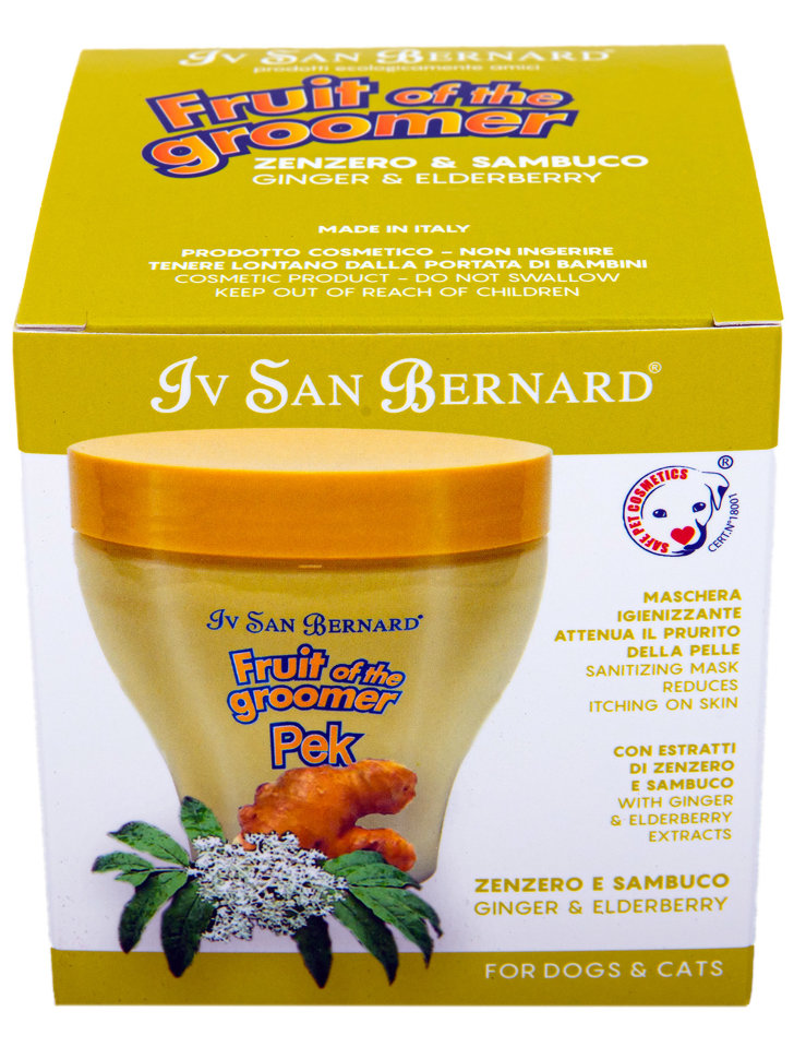 Iv San Bernard Fruit of the Grommer Ginger&Elderbery Восстанавливающая маска с противовоспалительным эффектом