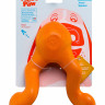 West Paw Zogoflex игрушка для собак Tizzi L для лакомств 16,5 см оранжевая