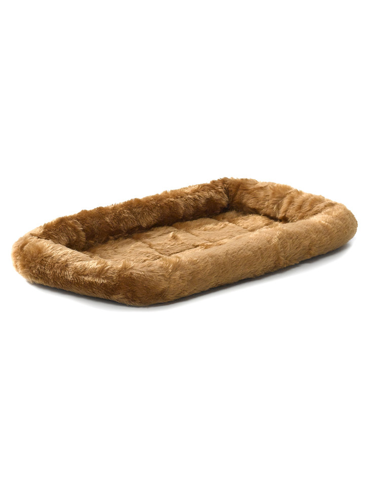 MidWest лежанка Pet Bed меховая 59х48 см коричневая