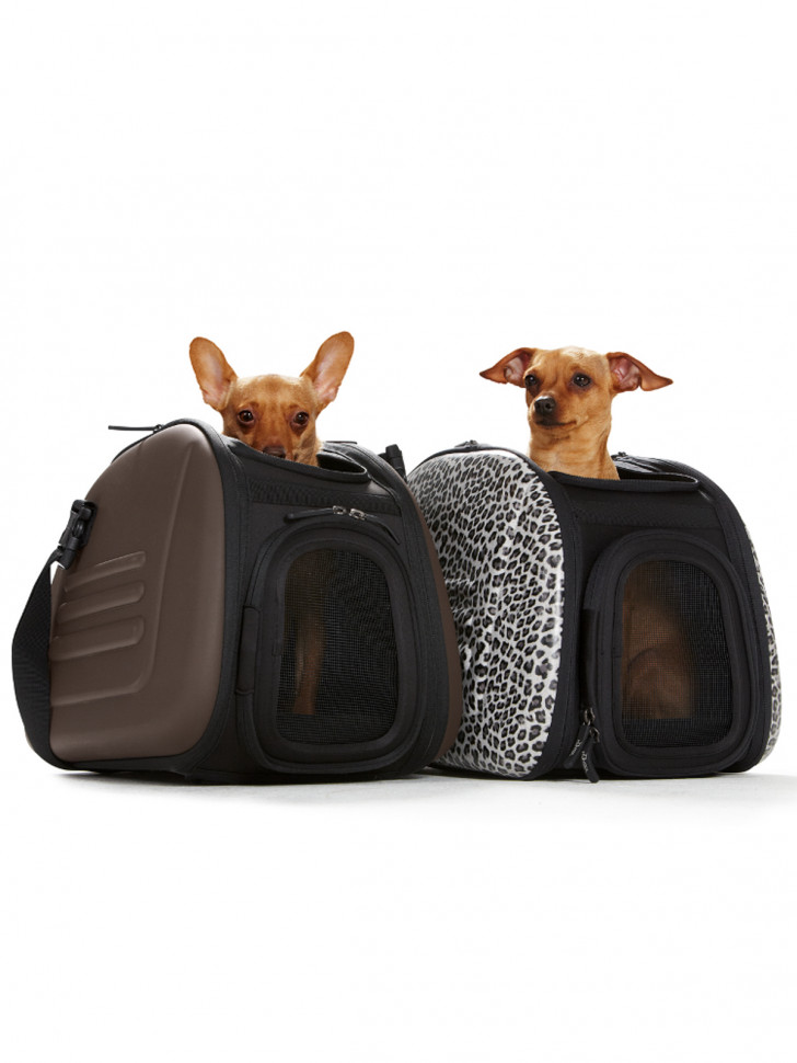 Ibiyaya складная сумка-переноска для собак и кошек до 6 кг сафари