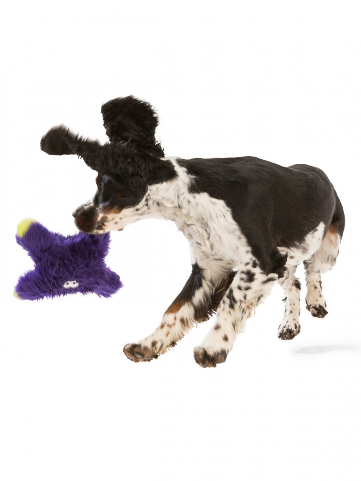 West Paw Zogoflex Rowdies игрушка плюшевая для собак Lincoln 28 см фиолетовая